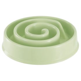 Slow Feeder Healthy Dog Bowl Happy Hunting Fun Puzzle Maze Bowl for Water Food 7.68in in Diameter 10.5oz in Capacity for Small Medium Dogs