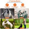 IPX7 Waterproof Dog Training Collar with Remote Rechargeable Electronic Shock Collar for Dogs Beep Vibration Shock for small Medium Large Dogs