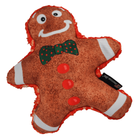 Gingy Crinkle Dog Toy - Adorable Gingerbread Man