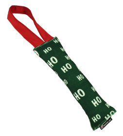 Durable 8-Inch Tug and Squeak Dog Toy