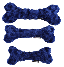 Nuggle Bone Large Soft Fleece Squeaky Dog Toy