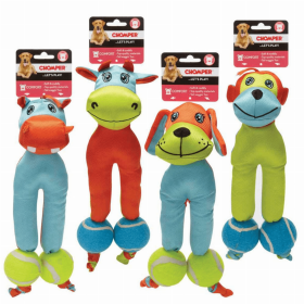 Tennis Tots Assortment: Monkey and Puppy Plush Toys