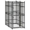 Outdoor Dog Kennel Steel 19.8 ftÂ²