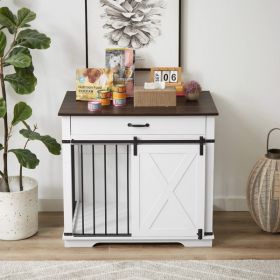 Dog Crate Furniture Kennel, Indoor Dog Cage For Small edium Dogs