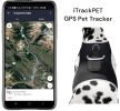 Precise Realtime Dog Tracking GPS GSM System Collar Mount Pet Tracker Size:M