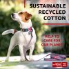 Recycled Cotton Dog Leash 6 Ft Eco Friendly Collar for Small Medium & Large Dogs Reflective Dog Leash Strong Leashes