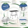 36 Inch Foldable Dog Grooming Table for Home with Adjustable Arm, Noose, Non-Slip Surface, and Storage Mesh Tray