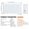 VEVOR Retractable Baby Gate, 34.2" Tall Mesh Baby Gate, Extends up to 60" Wide Retractable Gate for Kids or Pets