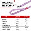 Recycled Cotton Dog Leash 6 Ft Eco Friendly Collar for Small Medium & Large Dogs Reflective Dog Leash Strong Leashes