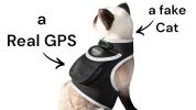 NEW GPS/GSM/GPRS Waterproof Pet Tracker for Realtime Dog Cat Tracking Size:L