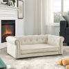 Elegant Rectangle Pet Bed for Medium and Large Dogs, Durable Elevated Dog Sofa Bed, Comfortable Dog Couch, Modern and Stylish Dog Sofa for Large Dogs