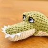 Long-Tailed Crocodile Calling Plush Chew Dog Toy