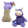 Digger's Shaggy Plush Assorted Squeaky Dog Toys