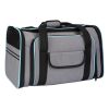 Expandable Pet Carrier Airline Approved Cat Dog Carrier Cat Collapsible Soft CarrierÂ Bag with Removable Fleece Pad Pockets Breathable Mesh Adjustable