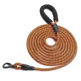 Durable 4.5M Nylon Dog Leash - Explore The Great Outdoors With Your Pup! (Color: Orange, size: 450X1.2Cm)