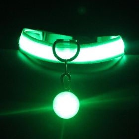 Luminous Fashion Dog Collar: The Ultimate Pet Accessory For Style And Safety! (Color: Green, size: 2XL)
