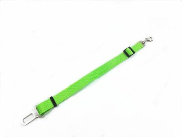 Adjustable Pet Car Safety Seat Belt Restraint Lead - Secure Your Furry Friend On The Go! (Color: Green)