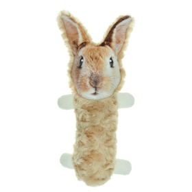 FZ Tubular Rabbit Squeaker Toy (Pack Of: 1, Color: Rabbit)