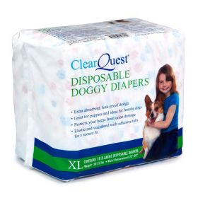 CQ Large Disposable Dog Diapers (Pack Of: 1, size: small)