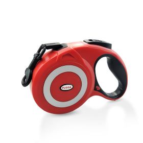 Retractable Pull Straps For Large Dogs - Premium Dog Leash For Optimal Control And Comfort (Color: Red, size: L5 Meters Flat Belt 424G)