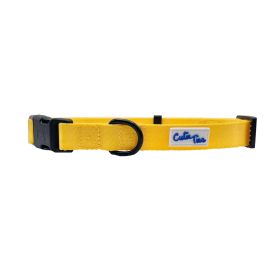 Cutie Ties Adjustable Dog Collar with Unique Designs (Size-Pack Of: Large-1, Color: Yellow)
