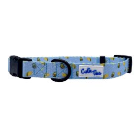 Cutie Ties Adjustable Dog Collar with Fun Designs (Size-Pack Of: Small-1, Color: Taco Tuesday)