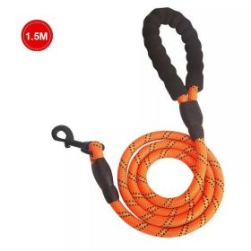 Luminous Reflective Strong Dog Leash (Color: Orange)