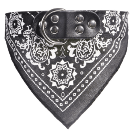 Personalized Pet Lettering Leather Dog Collar (Color: Black1, size: M)