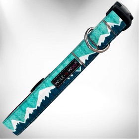 Mountain Dog Collars: Premium Durable Outdoor Gear for Active Dogs (Size-Pack Of: Xl 1.5" Wide Fits 18-28" Neck-1, Color: Wintergreen Snowcap Mtn)