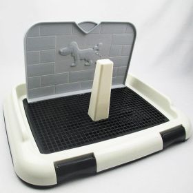 Wall-Mounted Dog Toilet: The Perfect Solution For Easy And Clean Urination (Style: Small With Wall, Color: Black)