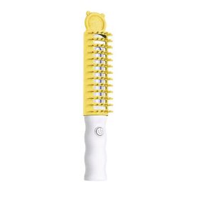 Ozone Pet Brush For Shedding With Deodorization Dog Brush For Shedding Hair Odor Dog Eliminator Brushes Electronic Dog Grooming Brush (Color: Yellow)
