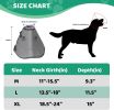 IFurffy Dog Cone for After Surgery Breathable Soft Dog Cone for Large Medium Small Size Dog