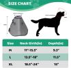 IFurffy Dog Cone for After Surgery Breathable Soft Dog Cone for Large Medium Small Size Dog